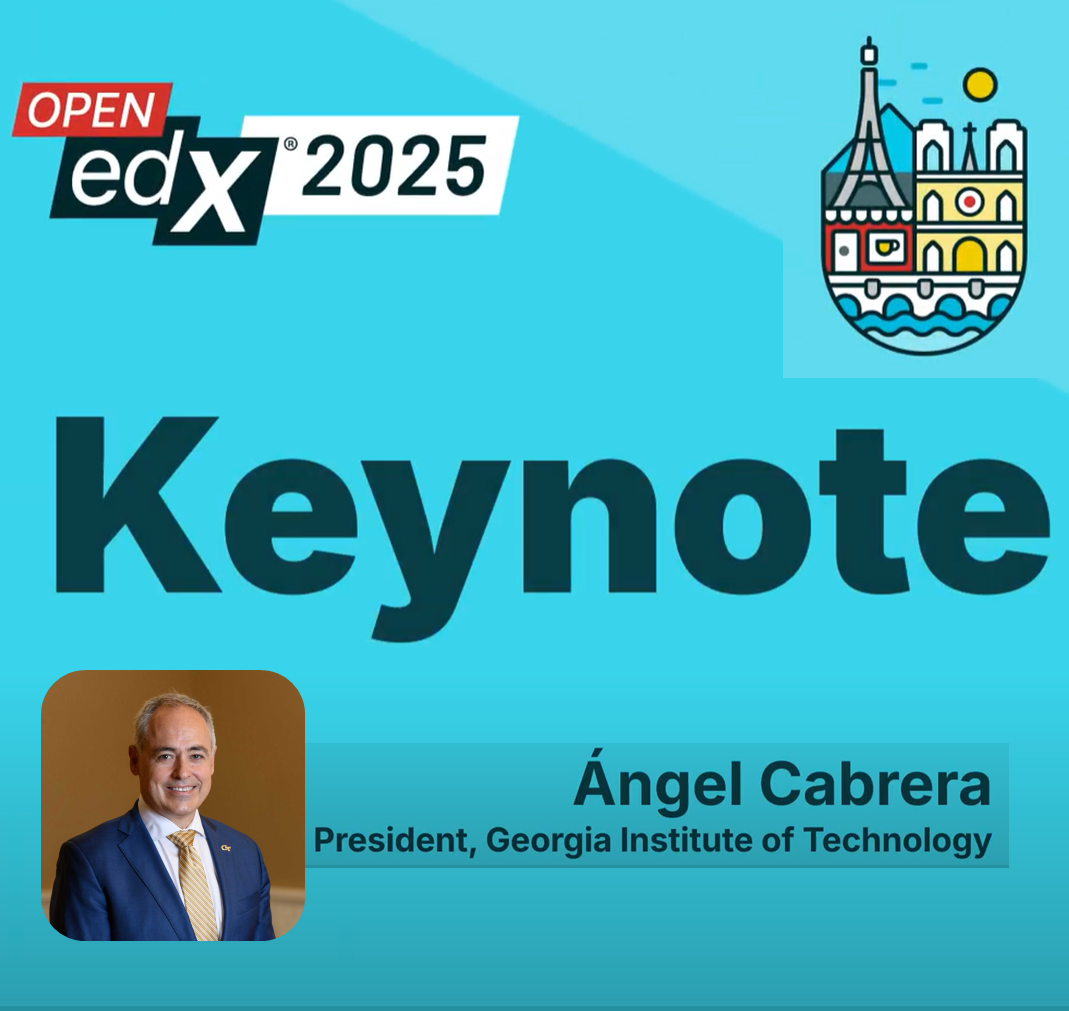 Opening slide of the Open edX 2025 Keynote Address by Ángel Cabrera.