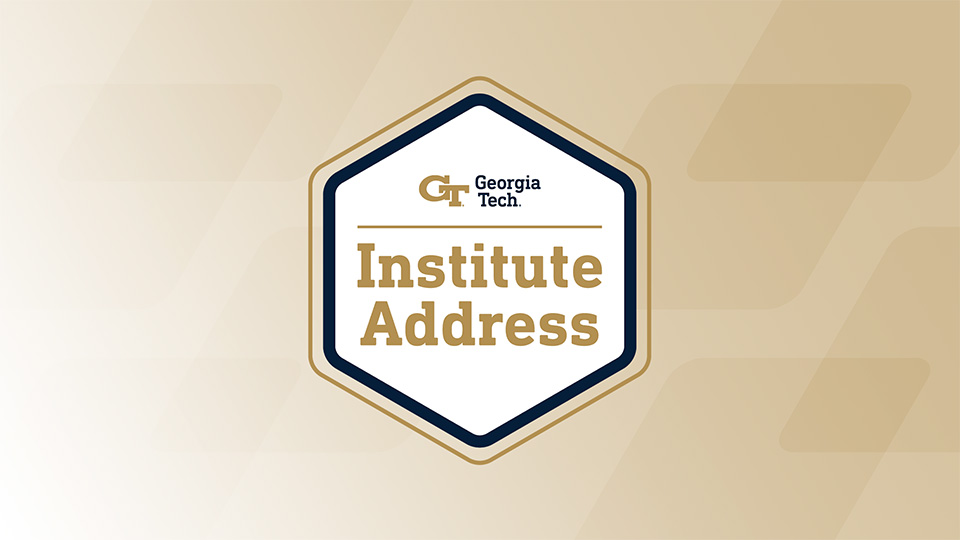 Georgia Tech Institute Address