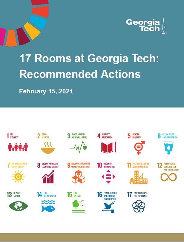 Graphic image of 17 Rooms report cover